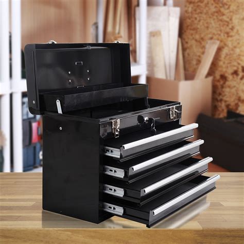 top chest metal tool box|tool box hutch top 30.